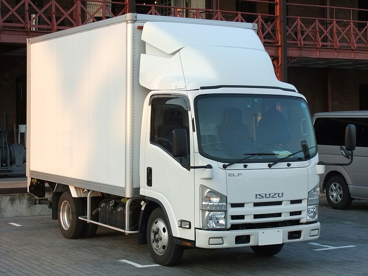 ISUZU_ELF_6th_Gen_Hi cab_White_Box_truck